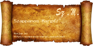 Szappanos Margó névjegykártya